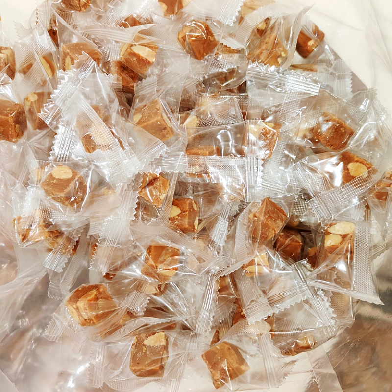 坚果奶脆糖手工制作糖果