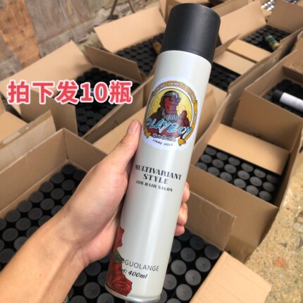 地狱男爵干胶男士造型强力持久定型喷雾理发店批发清香强力发胶