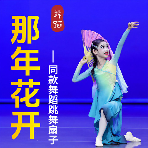 古典舞那年花开跳舞专用舞蹈扇