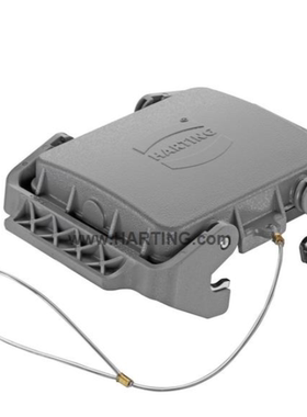 HARTING浩亭 09300325420 H32B金属带固定绳双扣保护盖 现货