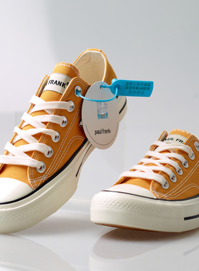 大嘴猴帆布鞋2026春季新款男女情侣百搭低帮系带运动休闲平底板鞋