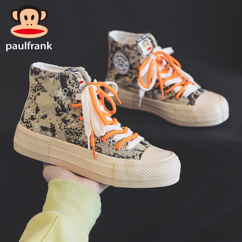 大嘴猴高帮高帮帆布鞋