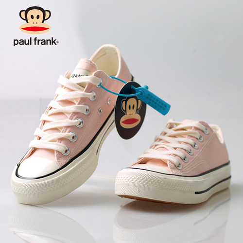 大嘴猴低帮休闲运动平底鞋帆布鞋