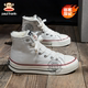 大嘴猴2025秋冬新款 女 休闲小白鞋 加绒保暖厚底增高帆布鞋 高帮板鞋