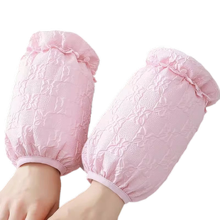 防水袖套女款羽绒服防脏秋冬季2025新款工作上班学生袖头黑色护袖