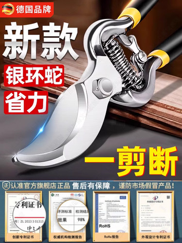 德国品质剪刀修枝剪果树剪树枝专用剪刀园艺园林粗枝修花省力SK5