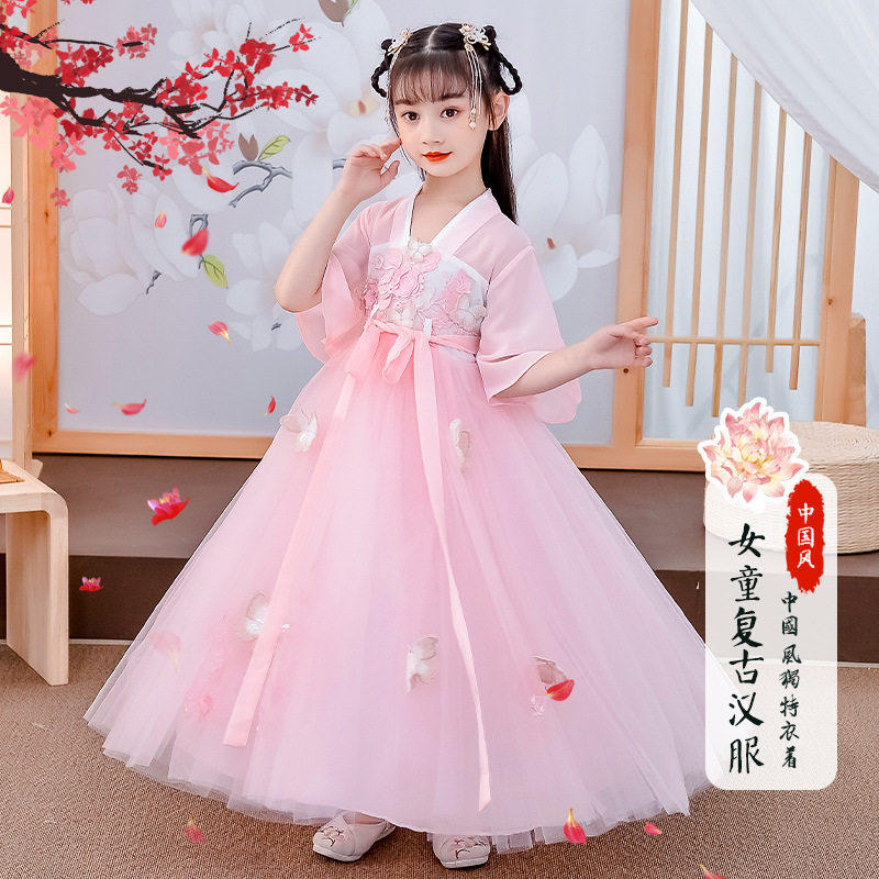 儿童汉服女秋季中国风12