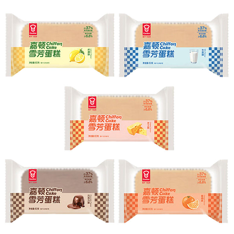 香港嘉顿 雪芳蛋糕海绵蛋糕营养早餐点心健康零食学生食品代餐