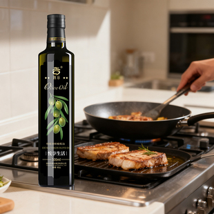 滁谷特级初榨橄榄油500ml西班牙原油进口纯橄榄油食用油官方正品