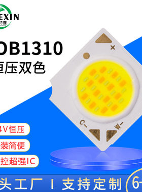 1310恒压24V双色COB光源6W+6500K