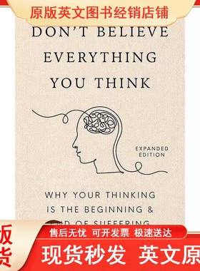 英文原版 不要轻信自己的想法 Joseph Nguyen Don't Believe Everything You Think