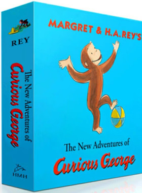 英文原版 Curious George 好奇的乔治猴子全16册盒装 支持点读