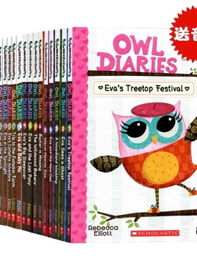 Owl Diaries 猫头鹰日记1-17 18 19英文原版绘本学乐大树系列儿童桥梁章节书scholastic Branches学生英语课外读物Rebecca Elliott