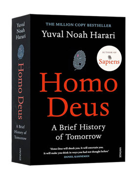 未来简史 英文原版 Homo Deus: A Brief History of Tomorrow 尤瓦尔·赫拉利Yuval Noah Harari 英语外版图书进口书籍
