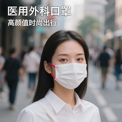 成人医用一次性彩色口罩。。
