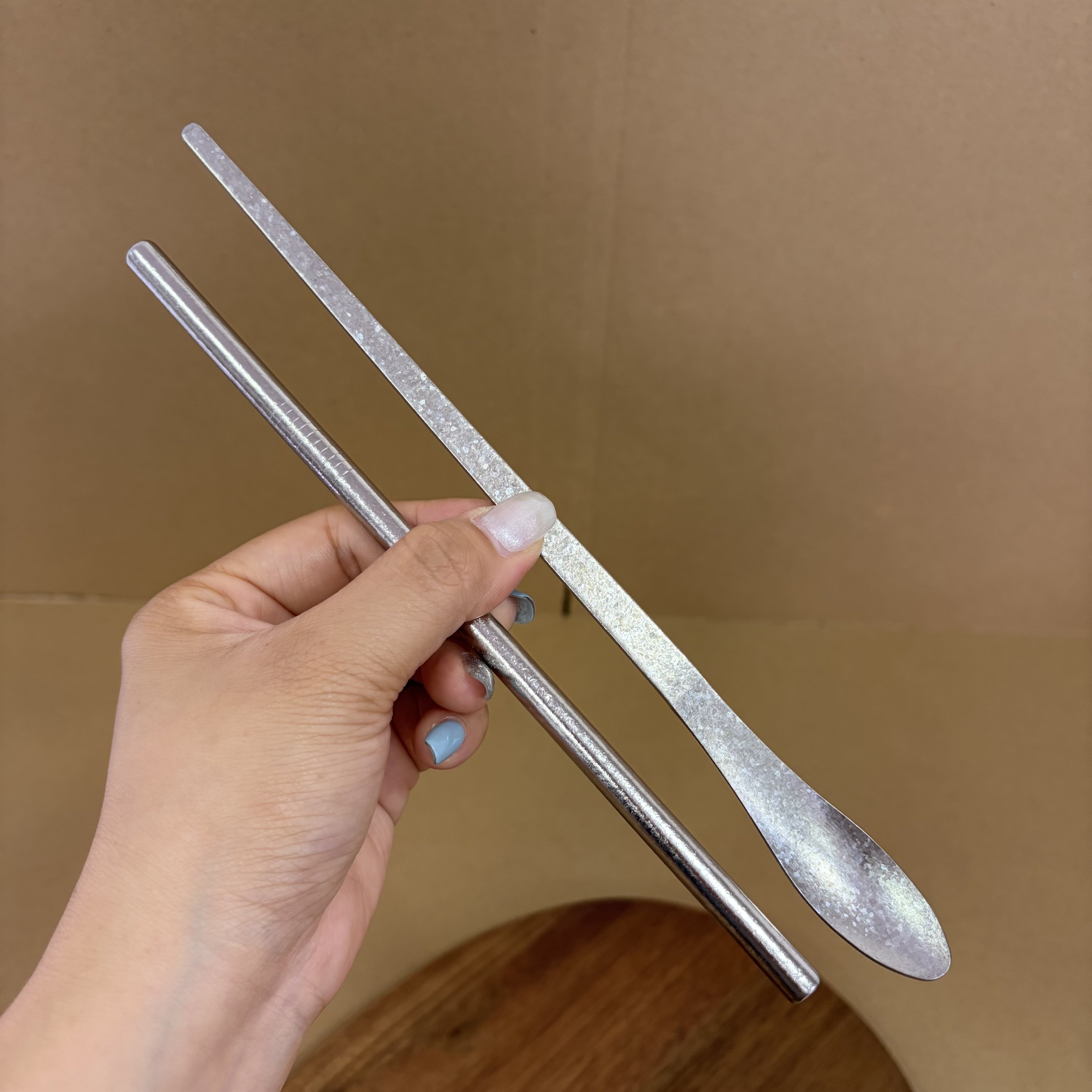 芯延厨房纯钛搅拌调酒咖啡搅拌棒直饮直款吸管可重复使用防腐耐用