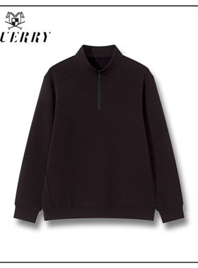 EQ男装山羊绒混纺立领简约男士卫衣-W217