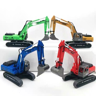 玩具车汽车挖掘机模型人工汽车模型工程车辆装饰品玩具卡车儿童男