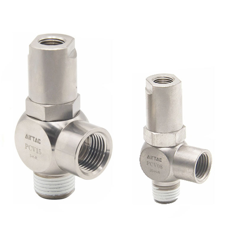 原装亚德客气动诱导止回阀pcv06/08/10/15-f先导气控单向阀定位