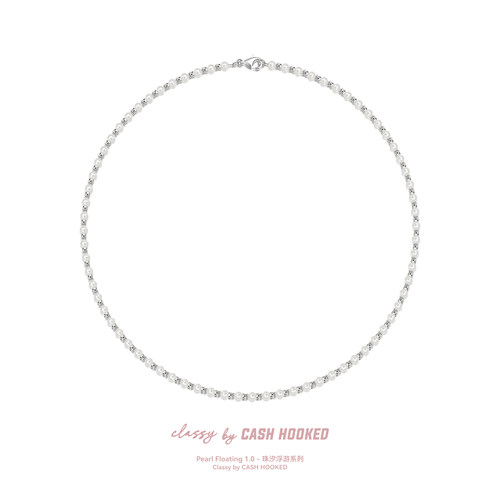 ClassybyCH 银饰 珠汐浮游系列 星粼·AstraRose 十字架项链