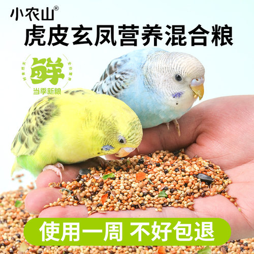 虎皮玄凤豪华混合营养鹦鹉饲料