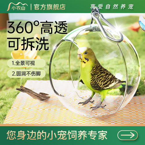 透明鸟窝虎皮牡丹鹦鹉窝四季通用