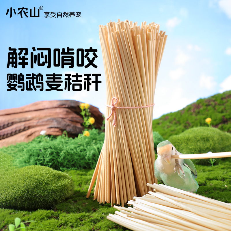 鹦鹉麦秸秆专用磨牙棒磨嘴器