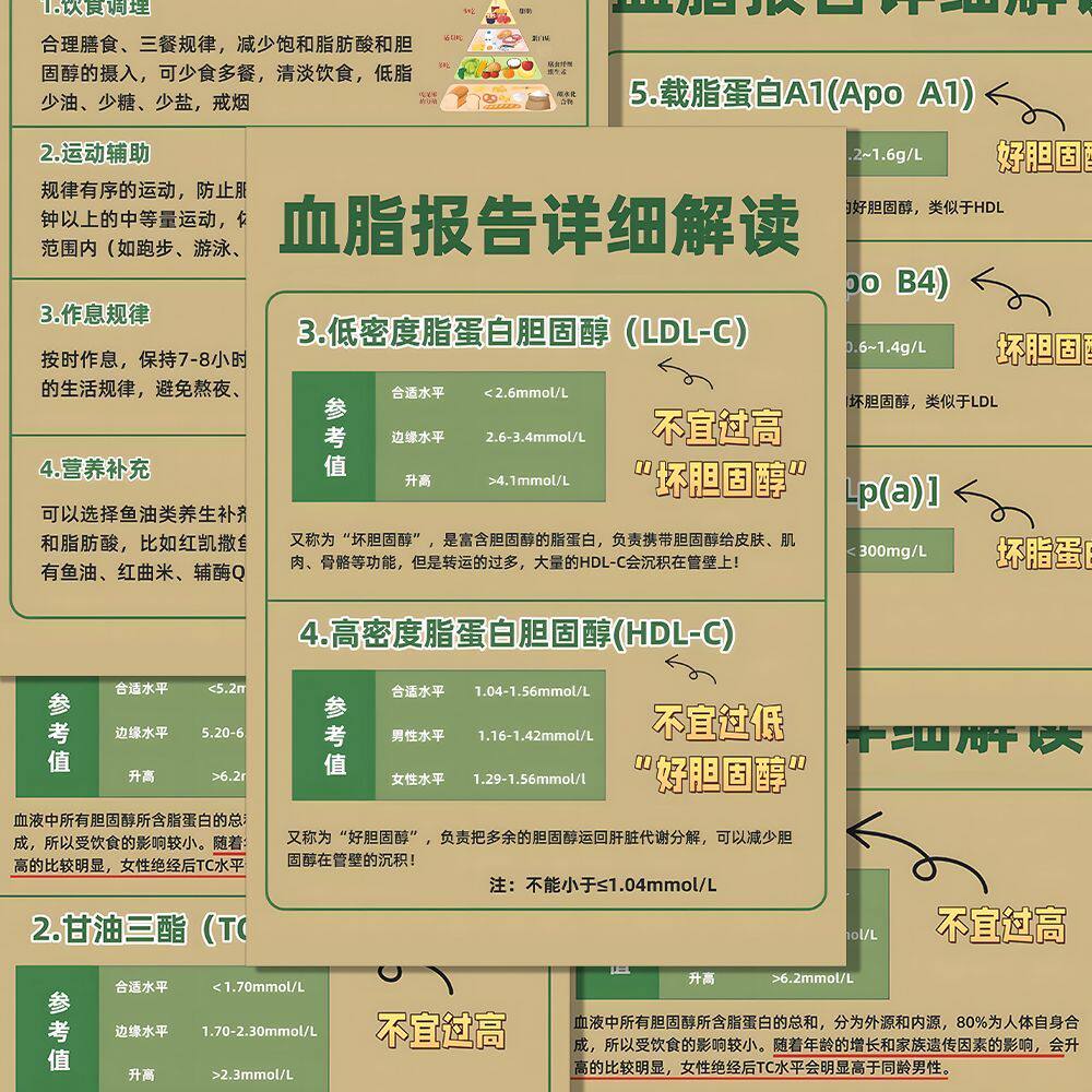 营养健康降血脂医学知识