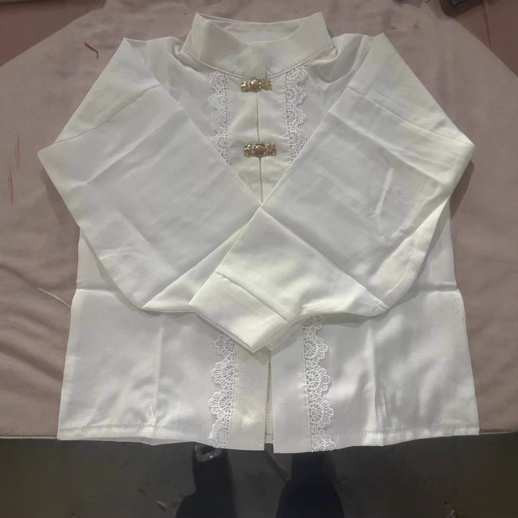 马面裙女童2025夏季新款新中式泡泡袖上衣儿童汉服唐装女孩半身裙