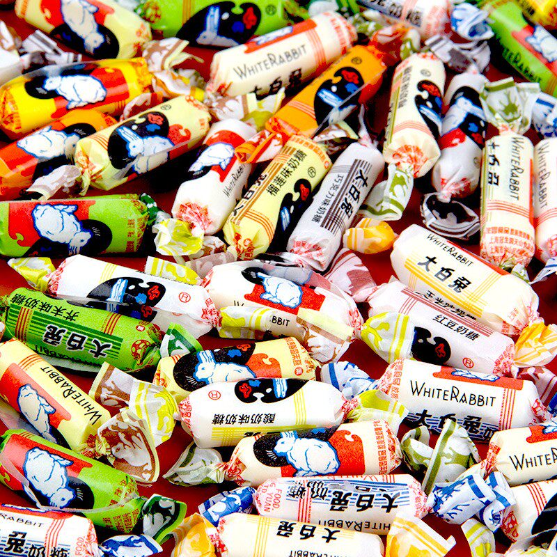 大白兔奶糖多种口味喜庆商用软糖小时候的零食小吃喜糖结婚糖果