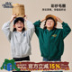 Itssmile童装 儿童外套2026春新款 男女童毛圈拉链卫衣男孩加绒上衣