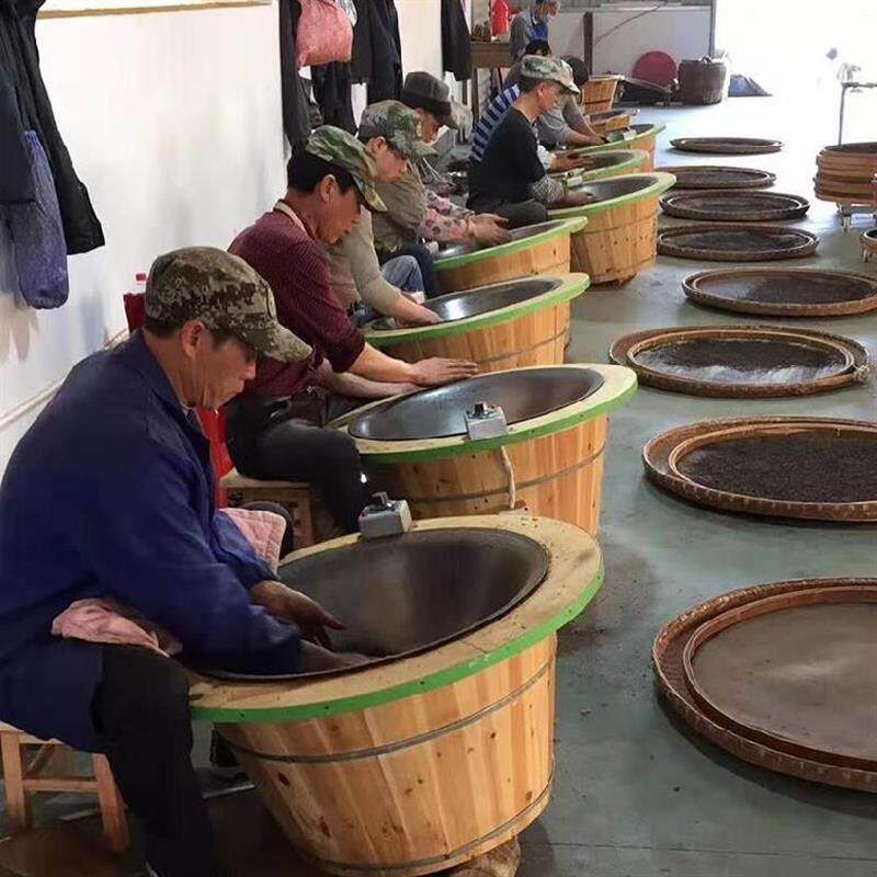 手工电热炒茶锅翻炒茶叶专用朝天锅茶油烘焙杀青机抄龙井普洱铁锅