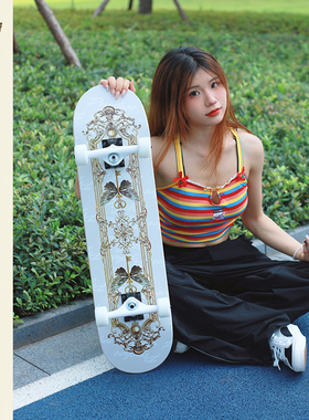 沸点psychos莎可斯专业滑板成人儿童男女生初学双翘代步金属系列