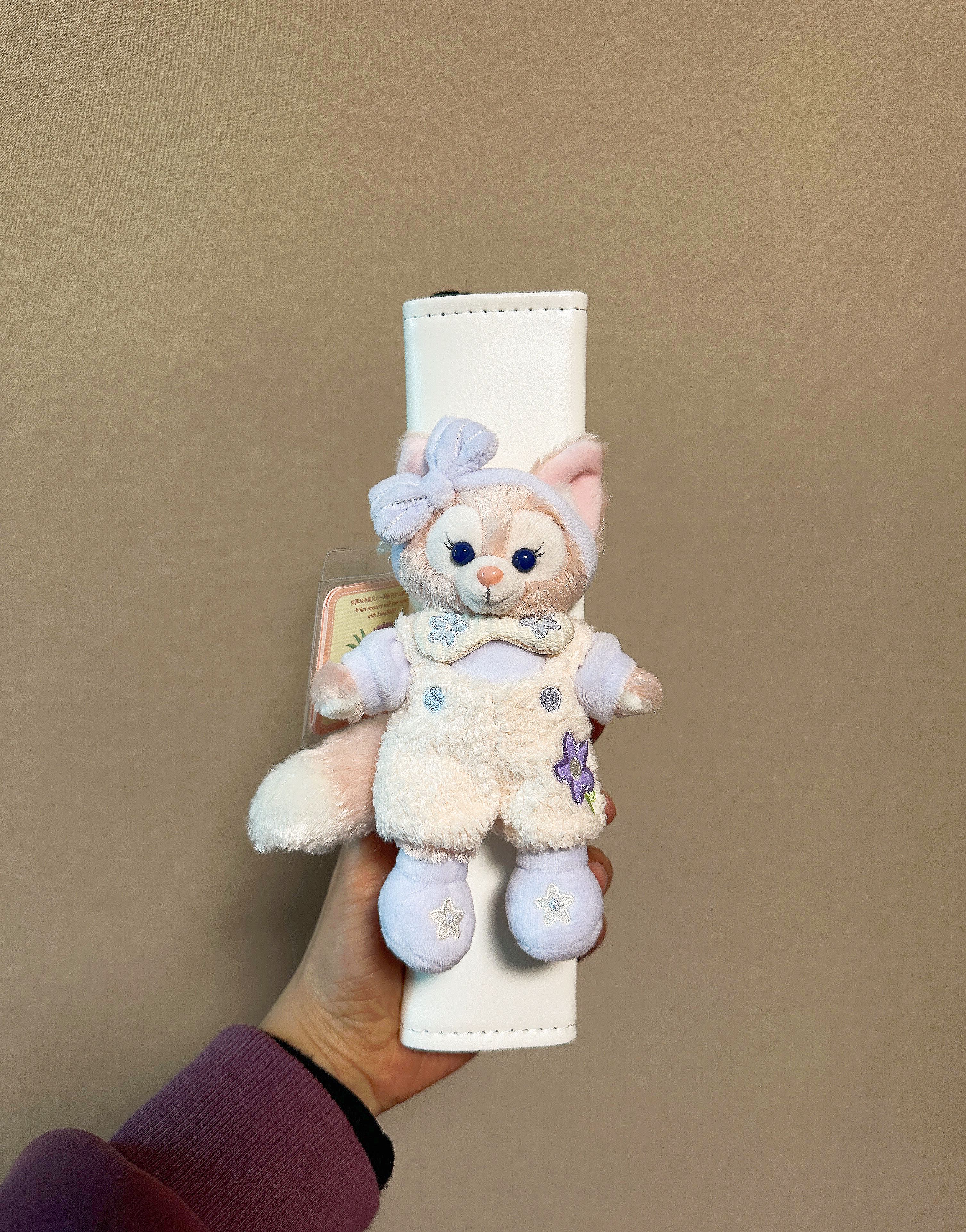 正品迪士尼达菲懒懒在一起贝儿玫玫饼饼汽车安全带护肩套汽车内饰