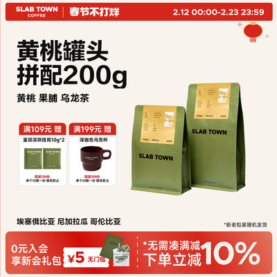 SLABTOWN门店同款果香拼配200g