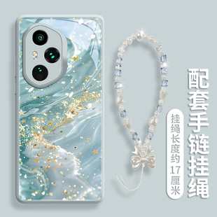 100 适用荣耀400手机壳300pro保护套200新款 90外壳80后70女60华为honor全包50防摔por硅胶pr0玻璃鎏金生财