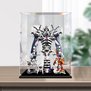 亚克力展示盒适用乐高80028三打白骨精夜光机甲悟空小侠收纳盒