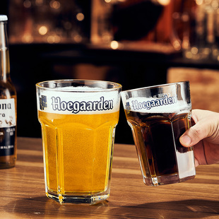 比利时福佳白杯子超大容量网红扎啤杯商用精酿啤酒杯六角大号杯