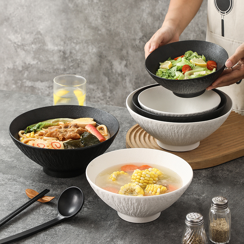 陶瓷釉下彩日式斗笠碗