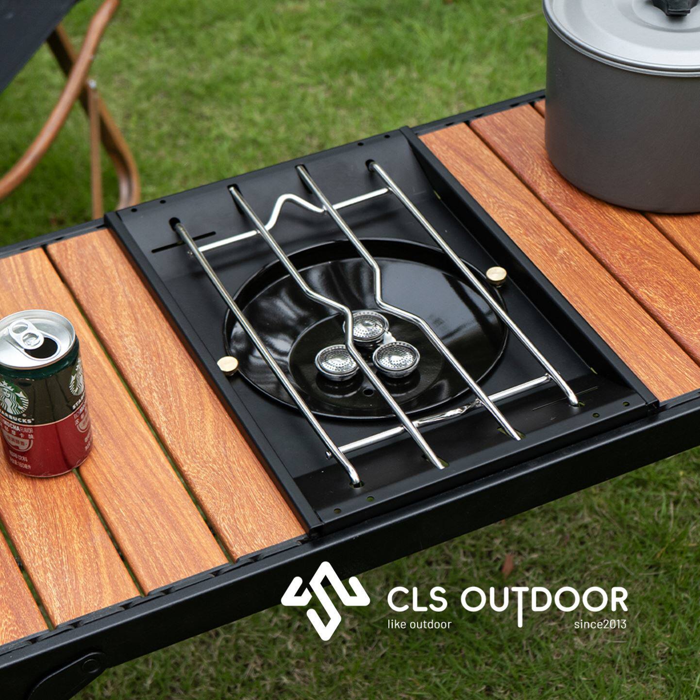 三头炉燃气卡式炉具下沉猛火防风