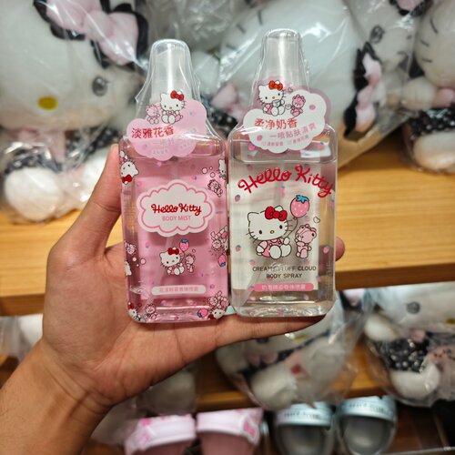 MINISO花漾粉雾奶泡绵云HelloKitty香体喷雾名创优品