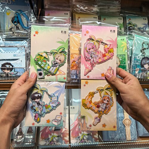 MINISO鸣潮漫岸醇光联动Q版挂件爱弥斯西格莉卡陆赫斯名创优品