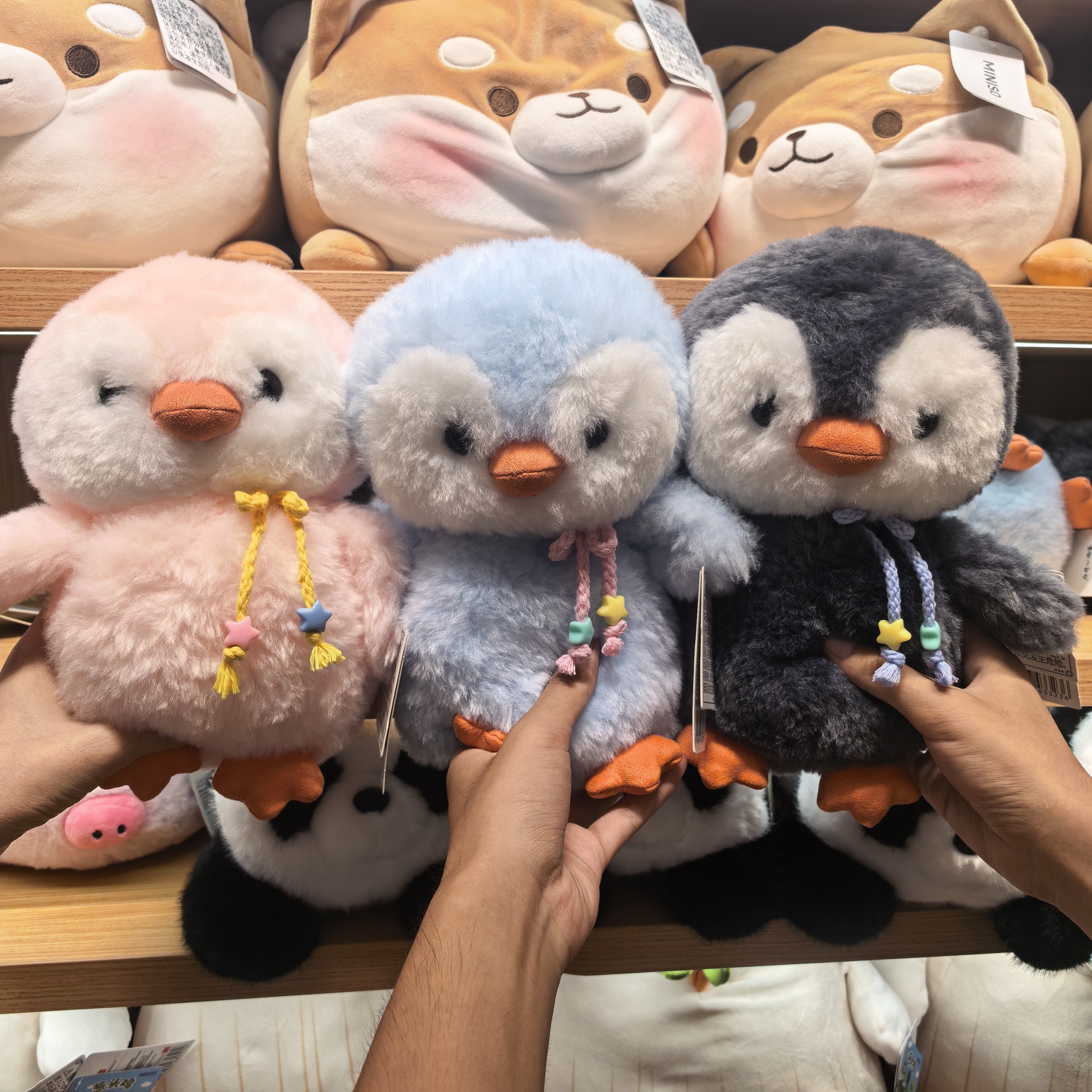 MINISO来一打企鹅公仔玩偶名创优品