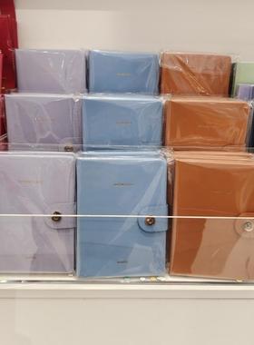 MINISO笑脸系列烫金B6搭扣本120页名创优品棕色紫色黑色笔记本子