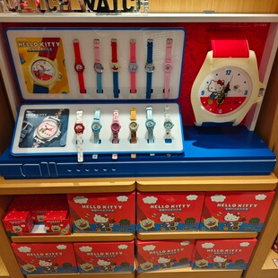 名创优品hellokitty款童趣时光系列手表盲盒MINISO