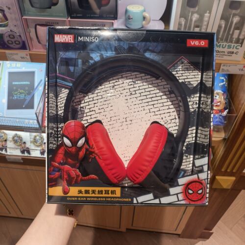 MINISO漫威蜘蛛侠系列头戴无线耳机名创优品