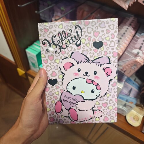 MINISO三丽鸥紫豹纹小熊系列HelloKitty轻薄折叠纸境名创优品