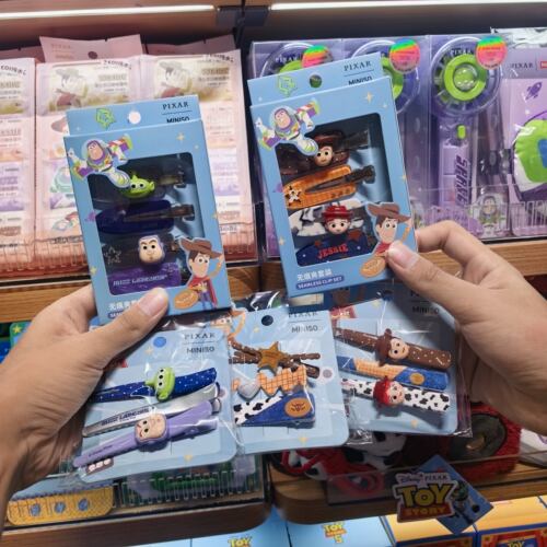 MINISO迪士尼玩具总动员系列无痕夹长夹发夹胡迪翠丝巴斯名创优品