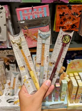 MINISO哈利波特金属造型圆珠笔1.0mm黑色海德薇金色飞贼名创优品