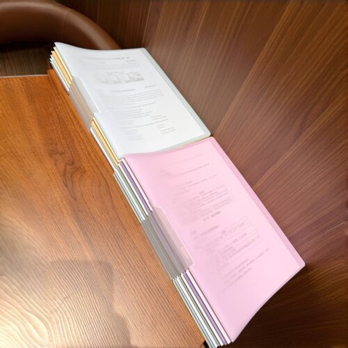 【备考神器】文件夹旋转拉杆夹A4考公考研资料收纳夹板背书神器